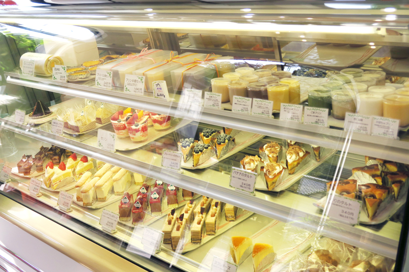 ケーキ陳列