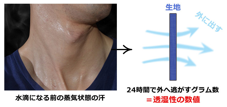 透湿性の説明