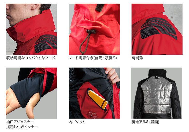 TS DESIGN メガヒート防水防寒ジャケット 08-18226