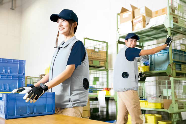 半袖、ベストタイプ空調服のイメージ画像