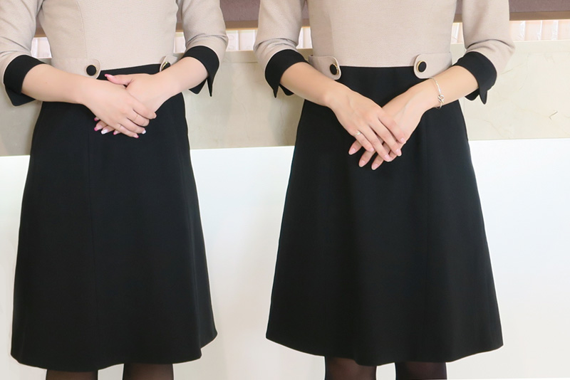 冬服フレアがキレイなスカート